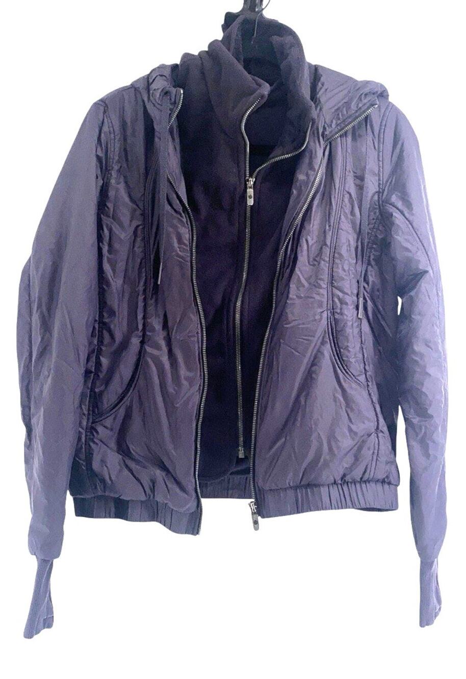 Lululemon Glyde Scuba Hoodie Jacket Size 8